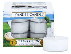 Yankee Candle Clean Cotton čajna svijeća 12 x 9.8 g