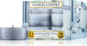 Yankee Candle A Calm & Quiet Place čajna svijeća 12 x 9.8 g