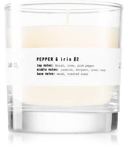Ambientair Lab Co. Pepper & Iris mirisna svijeća 200 g