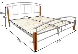 Zondo Bračni krevet 180 cm Malbrua (S podnicom) . 752921