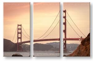 Slike na platnu 3-delne GRADOVI - SAN FRANCISCO ME116E30