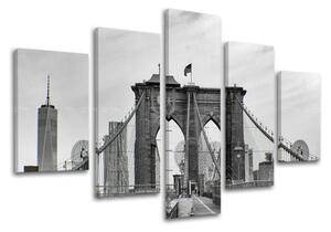 Slike na platnu 5-delne GRADOVI - NEW YORK ME114E50 (moderne)