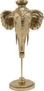 Svijećnjak Elephant head Gold 49cm