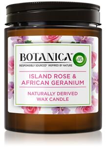 Air Wick Botanica Island Rose & African Geranium mirisna svijeća s mirisom ruže 205 g