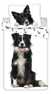 Pamučna dječja posteljina za krevet za jednu osobu 140x200 cm Border Collie – Jerry Fabrics