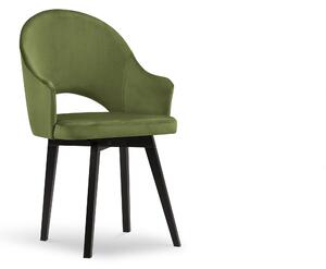 Blagovaonska stolica Velvet Gabro Svijetlo zelena