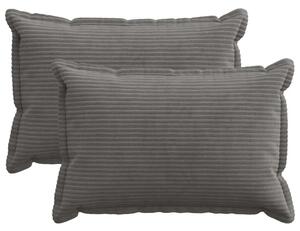 Presvlaka za jastuk 2 kom. HOUTEN Tamnosiva 50 x 70 cm Kord - Tamnosiva 50 x 70 cm 2