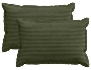 Presvlaka za jastuk 2 kom. HOUTEN Zelena 30 x 50 cm Kord - Zelena 30 x 50 cm 2