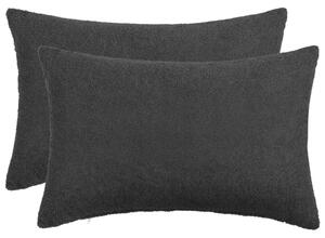 Presvlaka za jastuk 2 pcs HEERLEN Tamnosiva 30 x 50 cm Bouclé - Tamnosiva 30 x 50 cm 2