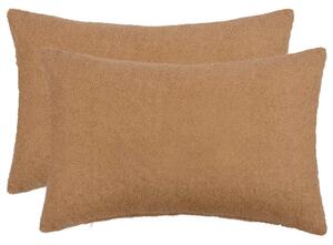 Presvlaka za jastuk 2 pcs HEERLEN Bež 30 x 50 cm Bouclé - Bež 30 x 50 cm 2