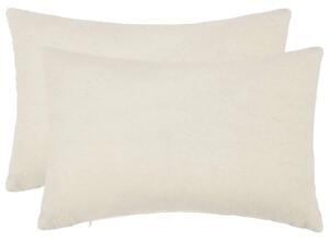 Presvlaka za jastuk 2 pcs HEERLEN Krem 30 x 50 cm Bouclé - Krem 30 x 50 cm 2