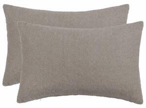 Presvlaka za jastuk 2 pcs HEERLEN Svjetlosiva 30 x 50 cm Bouclé - Svjetlosiva 30 x 50 cm 2