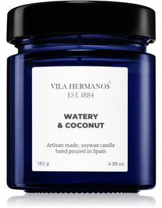 Vila Hermanos Apothecary Cobalt Blue Watery & Coconut mirisna svijeća 140 g