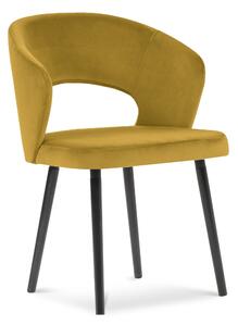 Blagovaonska stolica Velvet Goa Žuta