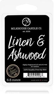 Milkhouse Candle Co. Creamery Linen & Ashwood vosak za aroma lampu 155 g
