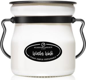 Milkhouse Candle Co. Creamery Winter Walk mirisna svijeća Cream Jar 142 g