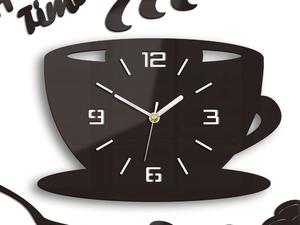 Zidni satovi COFFE TIME 3D WENGE HMCNH045-wenge (moderni zidni)