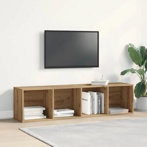 TV ormarić Artisan hrast 120x34x37 cm izrađeno drvo - Hrast artisan