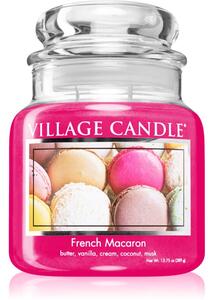 Village Candle French Macaroon mirisna svijeća (Glass Lid) 389 g