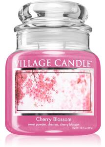 Village Candle Cherry Blossom mirisna svijeća (Glass Lid) 389 g