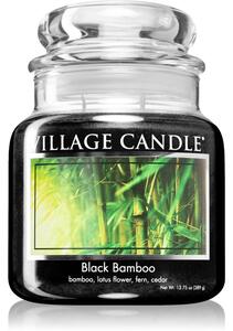 Village Candle Black Bamboo mirisna svijeća (Glass Lid) 389 g