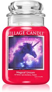 Village Candle Magical Unicorn mirisna svijeća (Glass Lid) 602 g