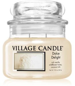 Village Candle Dolce Delight mirisna svijeća (Glass Lid) 262 g