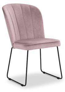 Blagovaonska stolica Velvet Cabri Ljubičasta