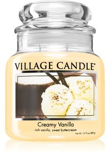 Village Candle Creamy Vanilla mirisna svijeća (Glass Lid) 389 g