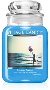 Village Candle Summer Breeze mirisna svijeća (Glass Lid) 602 g