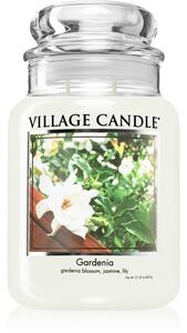 Village Candle Gardenia mirisna svijeća (Glass Lid) 602 g