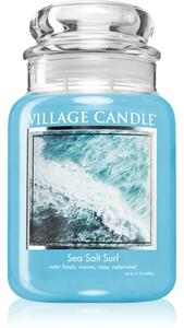 Village Candle Sea Salt Surf mirisna svijeća (Glass Lid) 602 g