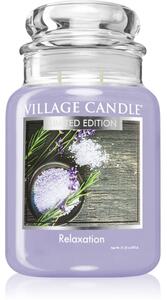 Village Candle Relaxation mirisna svijeća (Glass Lid) 602 g