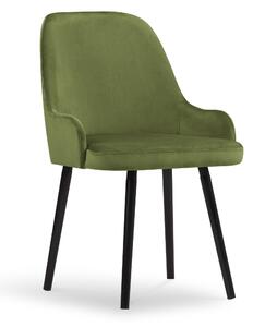Blagovaonska stolica Velvet Flint Svijetlo zelena