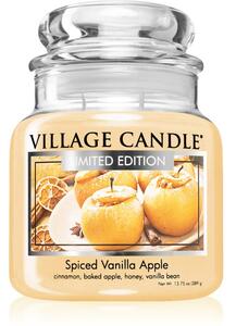 Village Candle Spiced Vanilla Apple mirisna svijeća (Glass Lid) 389 g