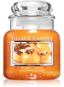 Village Candle Orange Cinnamon mirisna svijeća (Glass Lid) 396 g