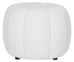 Bijeli tabure od bouclé tkanine Paisley – House Nordic