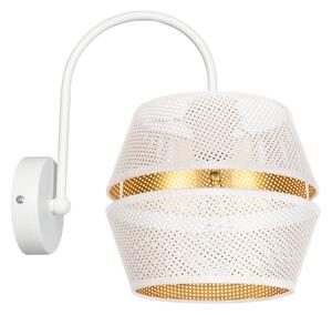 Zidna svjetiljka PARIS 1xE27/60W/230V bijela/zlatna