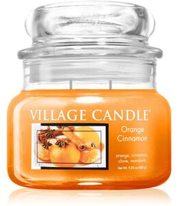 Village Candle Orange Cinnamon mirisna svijeća (Glass Lid) 262 g