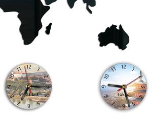 Zidni satovi WORLD MAP HMCNH070 (samoljepljivi zidni sat)