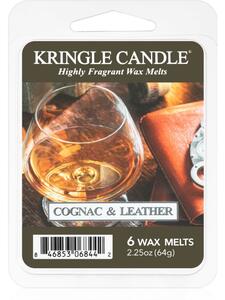 Kringle Candle Brandy & Leather vosak za aroma lampu 64 g