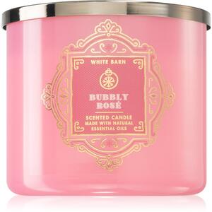 Bath & Body Works Bubbly Rosé mirisna svijeća s esencijalnim uljem 411 g
