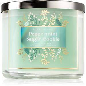 Bath & Body Works Peppermint Sugar Cookie mirisna svijeća 411 g