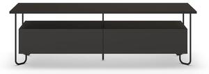 Crna TV komoda 150x45 cm Dilly – Marckeric