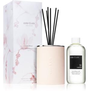 Ester & erik room diffuser magnolia & blackcurrant (no. 51) aroma difuzer s punjenjem 300 ml