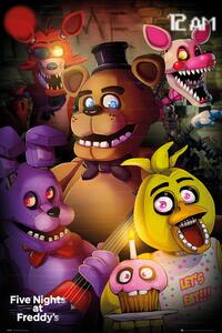 Poster Five Nights At Freddys - 12 AM, (61 x 91.5 cm)