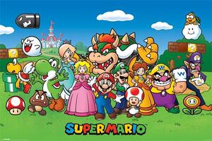 Poster Super Mario - Characters, (91.5 x 61 cm)