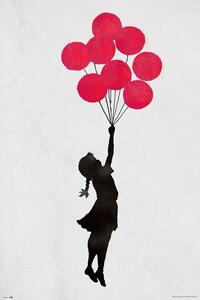 Poster Banksy - Floating Girl, (61 x 91.5 cm)