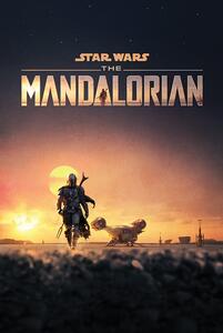 Poster Star Wars: The Mandalorian - Dusk, (61 x 91.5 cm)