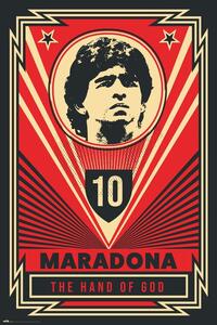 Poster Maradona - The Hand Of God, (61 x 91.5 cm)